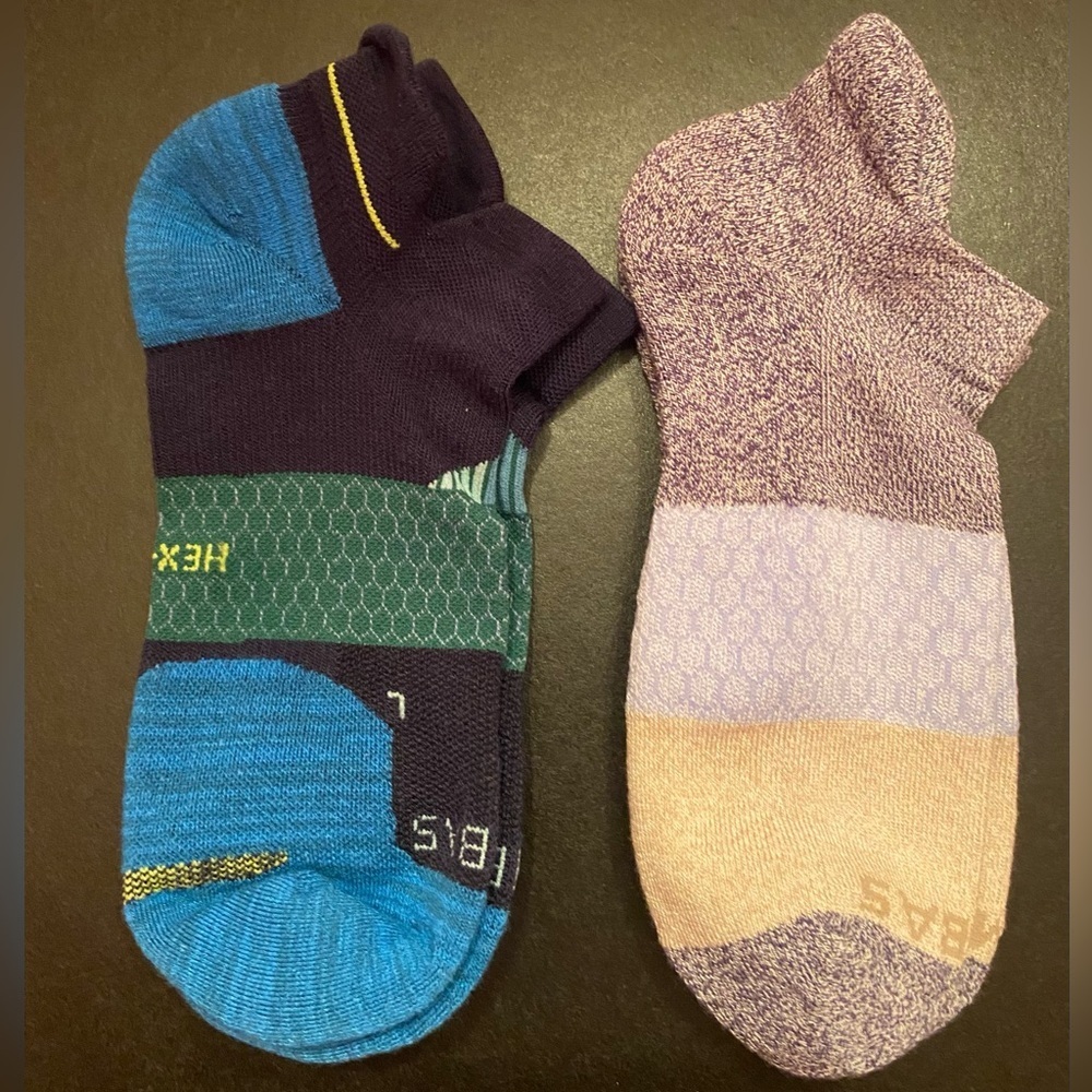 Bombas 2 Pair Woman's‎ Socks Size Large NWOT